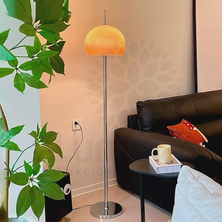 LÁMPARA DE PIE KIARA SILVER LED / SIN FOCO