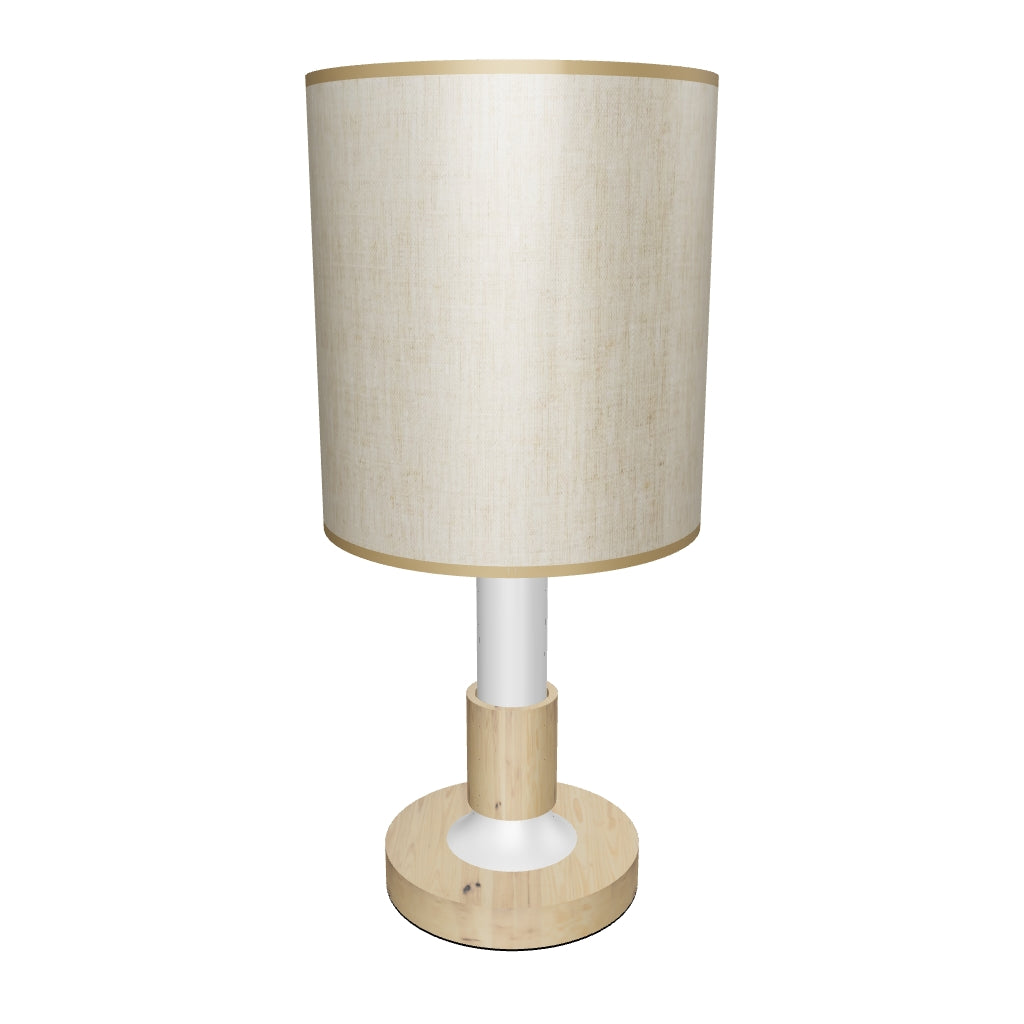 LÁMPARA DE MESA LINEAL HELENA + FOCO LED 12W LUZ CÁLIDA