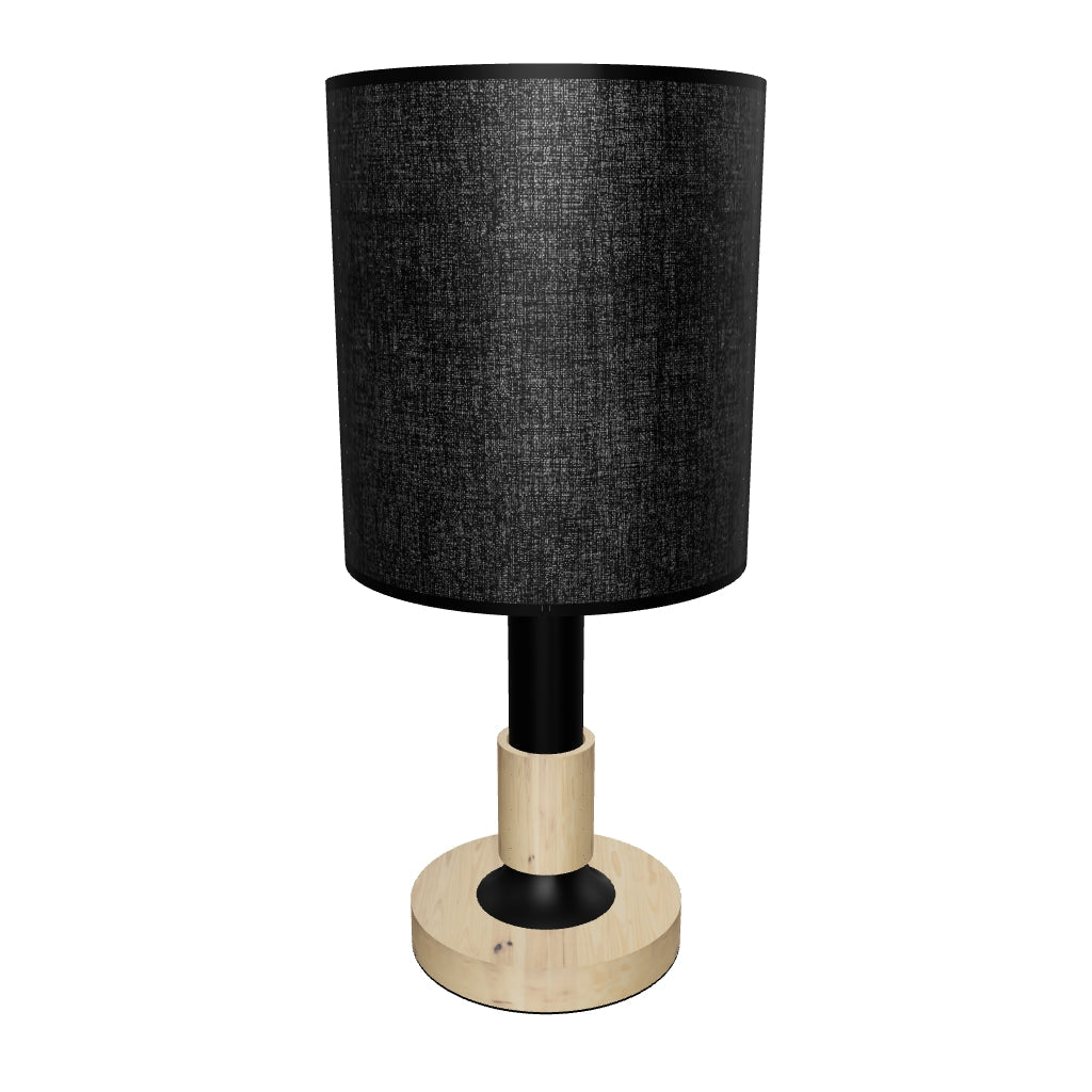 LÁMPARA DE MESA LINEAL KENDRA + FOCO LED 12W LUZ CÁLIDA
