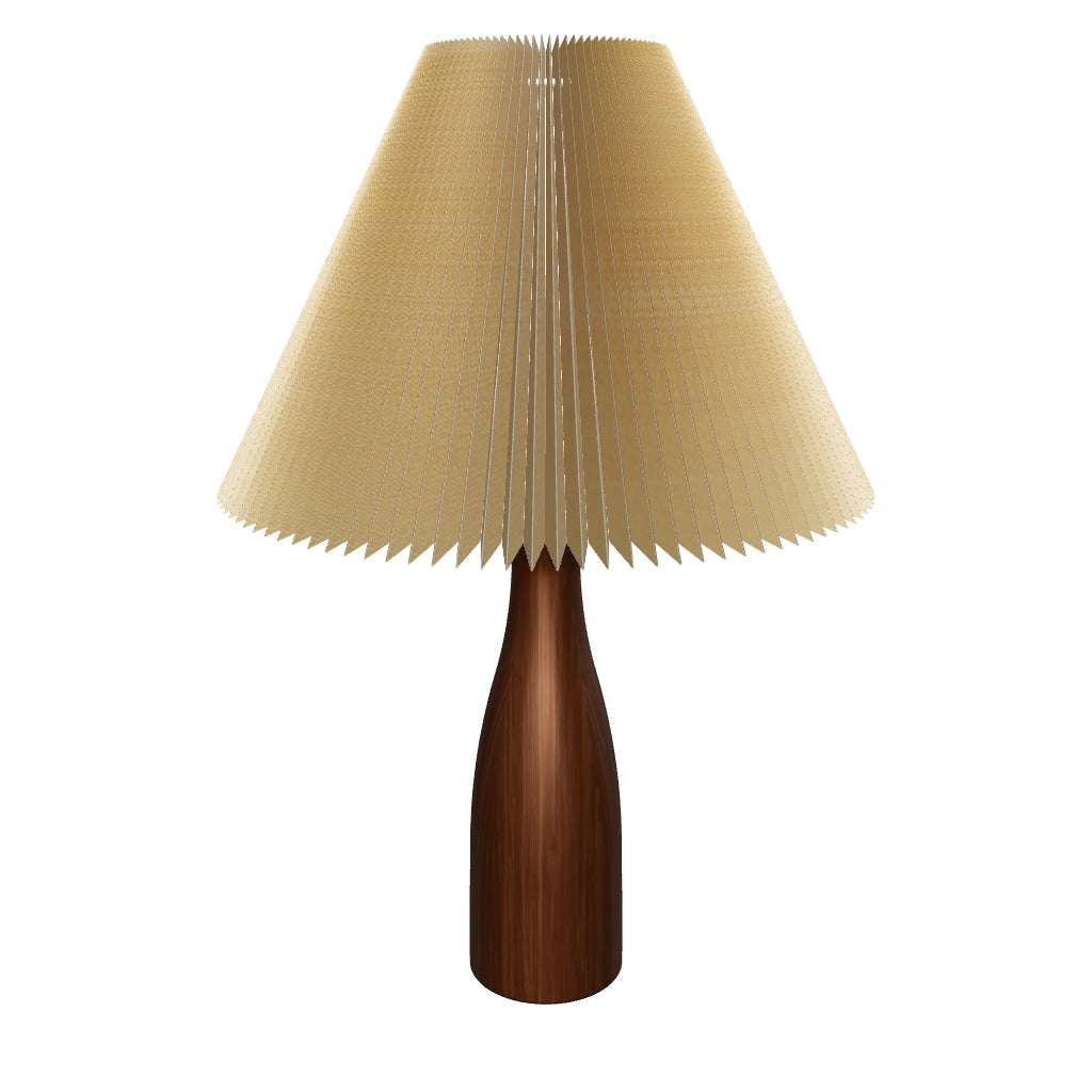LÁMPARA DE MESA DE MADERA ANTHUANE - SIN FOCO