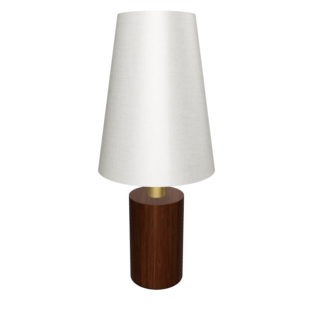 LÁMPARA DE MESA DE MADERA BELLA - SIN FOCO