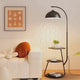 LÁMPARA DE PIE PASQUALINA BLACK LED CON MESA / SIN FOCO
