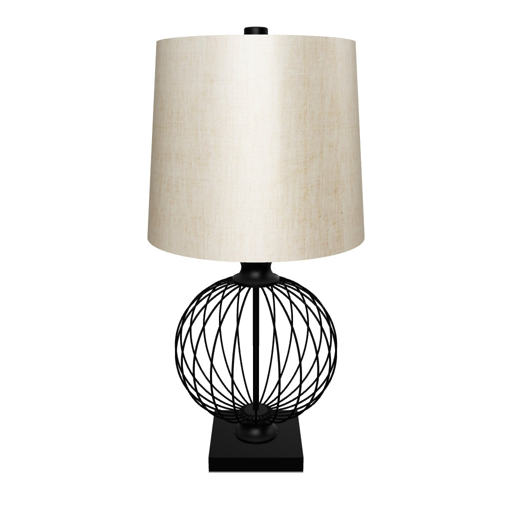 LÁMPARA DE MESA AILIN BLACK LED 5043