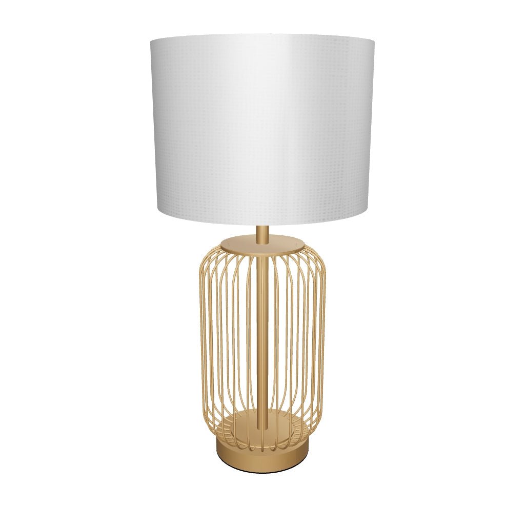 LÁMPARA DE MESA ELIF GOLD - SIN FOCO