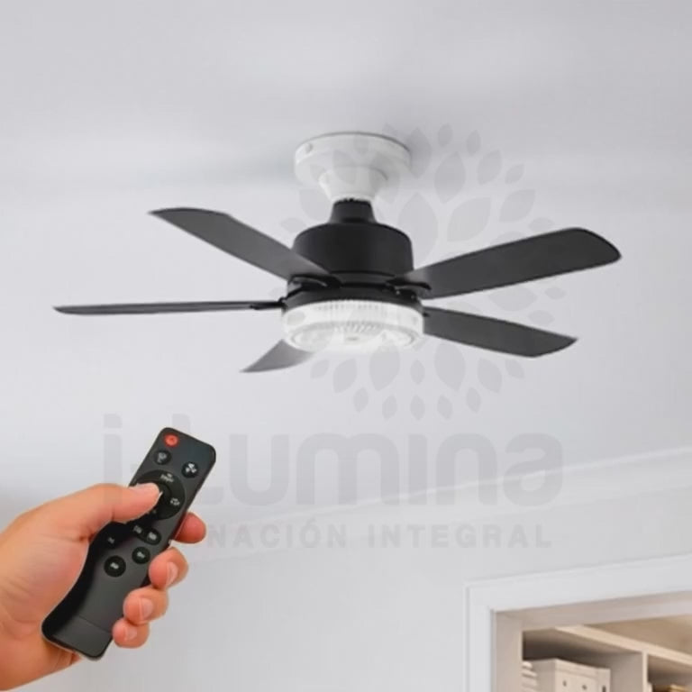 FOCO VENTILADOR LED AIR-5 MASTER COOL BLACK 18W + CONTROL REMOTO