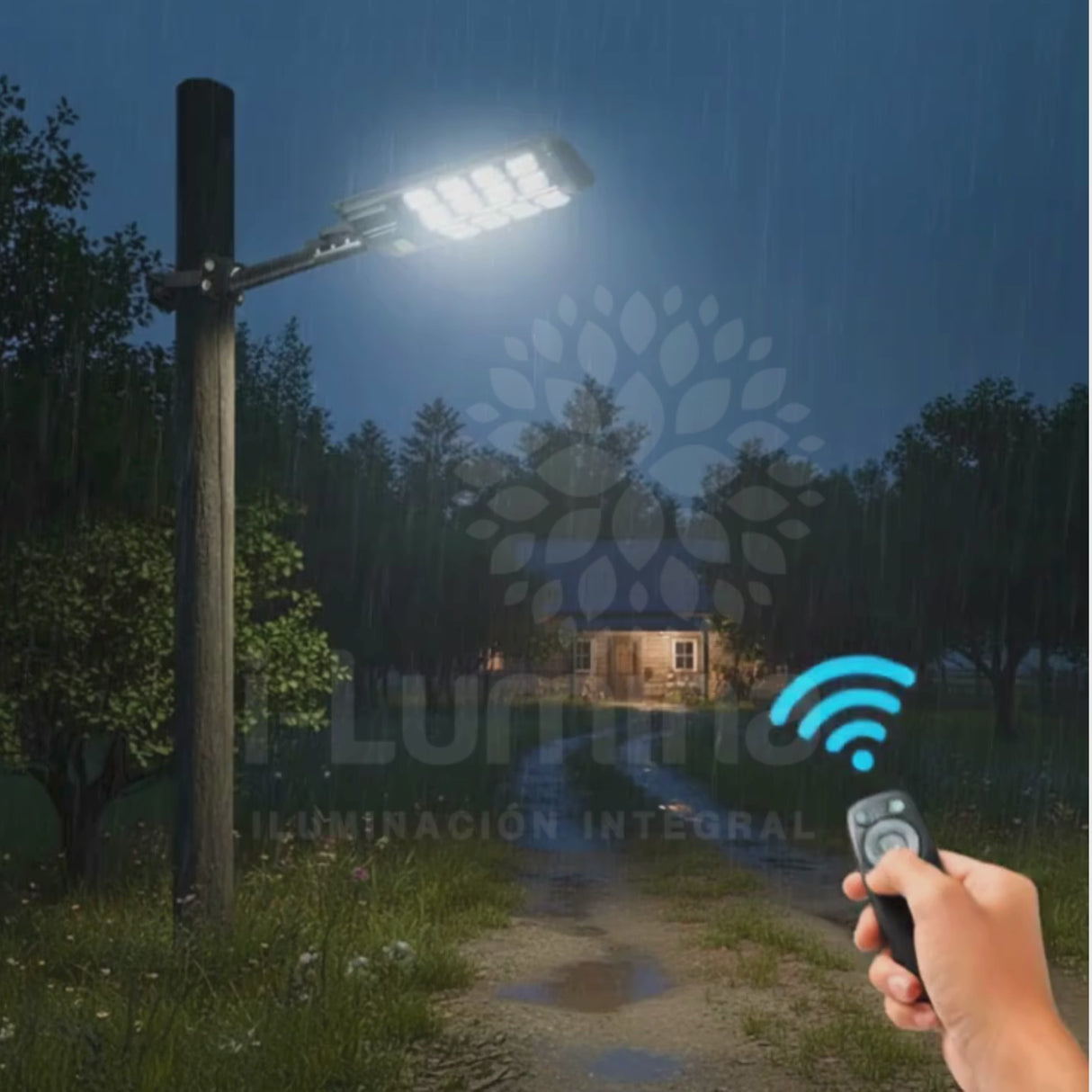 REFLECTOR SOLAR LED 400W PARA ALUMBRADO PÚBLICO + CONTROL REMOTO