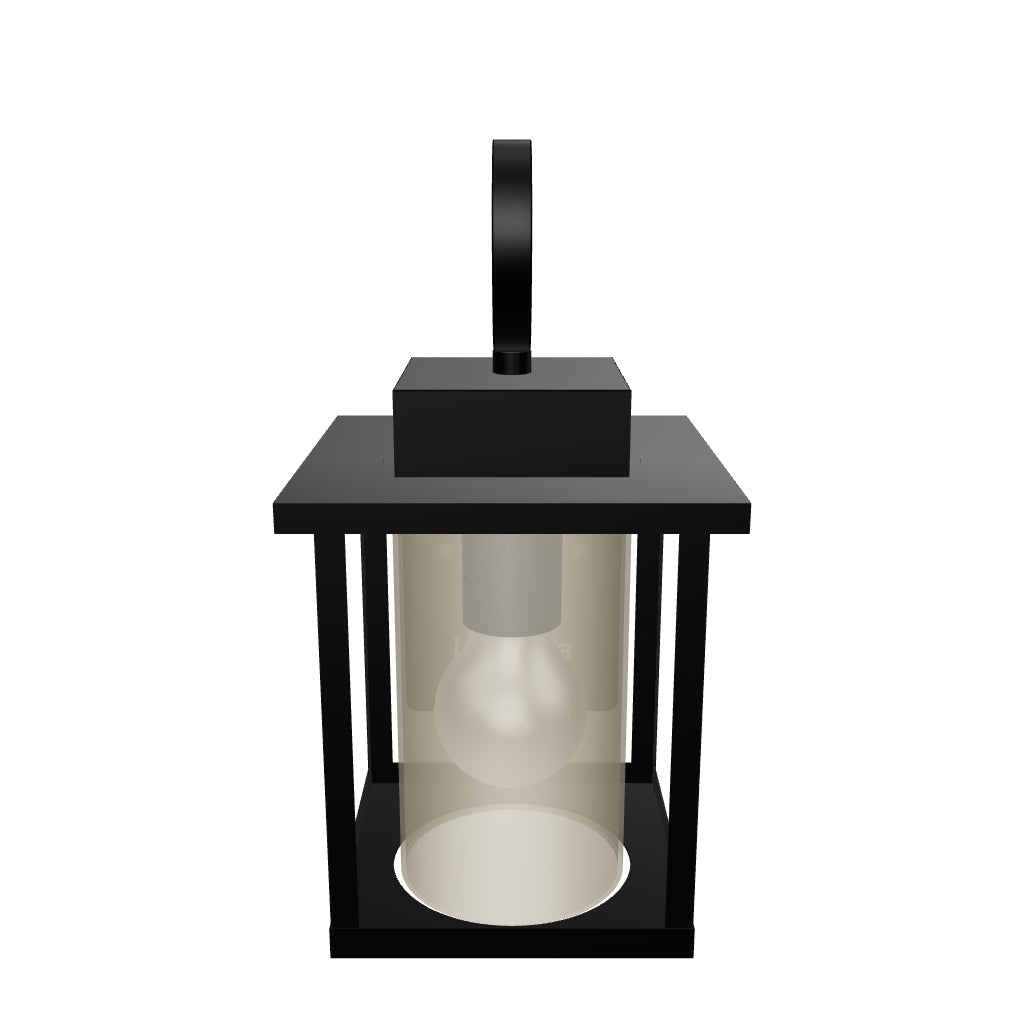 LÁMPARA DE EXTERIOR LISBOA BLACK LED 12W LUZ CÁLIDA - SIN FOCO