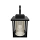 LÁMPARA DE EXTERIOR LISBOA BLACK LED 12W LUZ CÁLIDA - SIN FOCO
