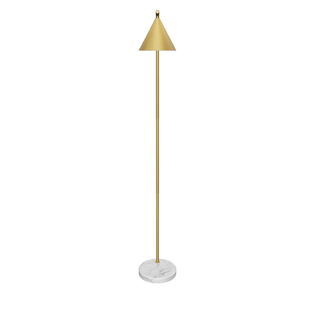 LÁMPARA DE PIE MINIMALISTA GENESIS GOLD - SIN FOCO