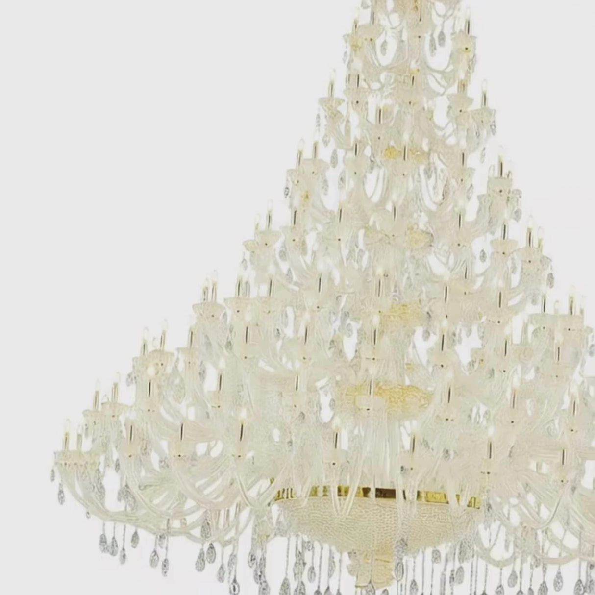 LÁMPARA COLGANTE KRYSTAL JANA + FOCO VELA E14 4W TRANSP LUZ CÁLIDA