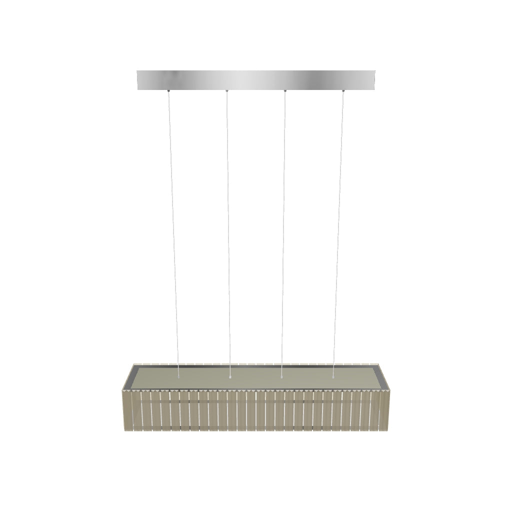 LÁMPARA COLGANTE KRYSTAL IREM 7826 CF LED + CONTROL REMOTO