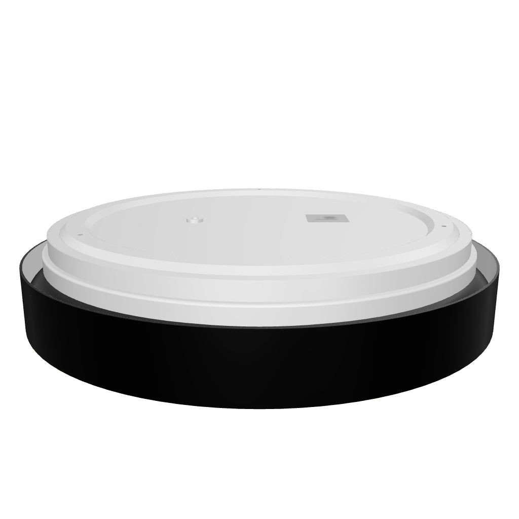 LÁMPARA DE TECHO CLAUDIA LED BLACK AND GOLD 30W + CONTROL REMOTO