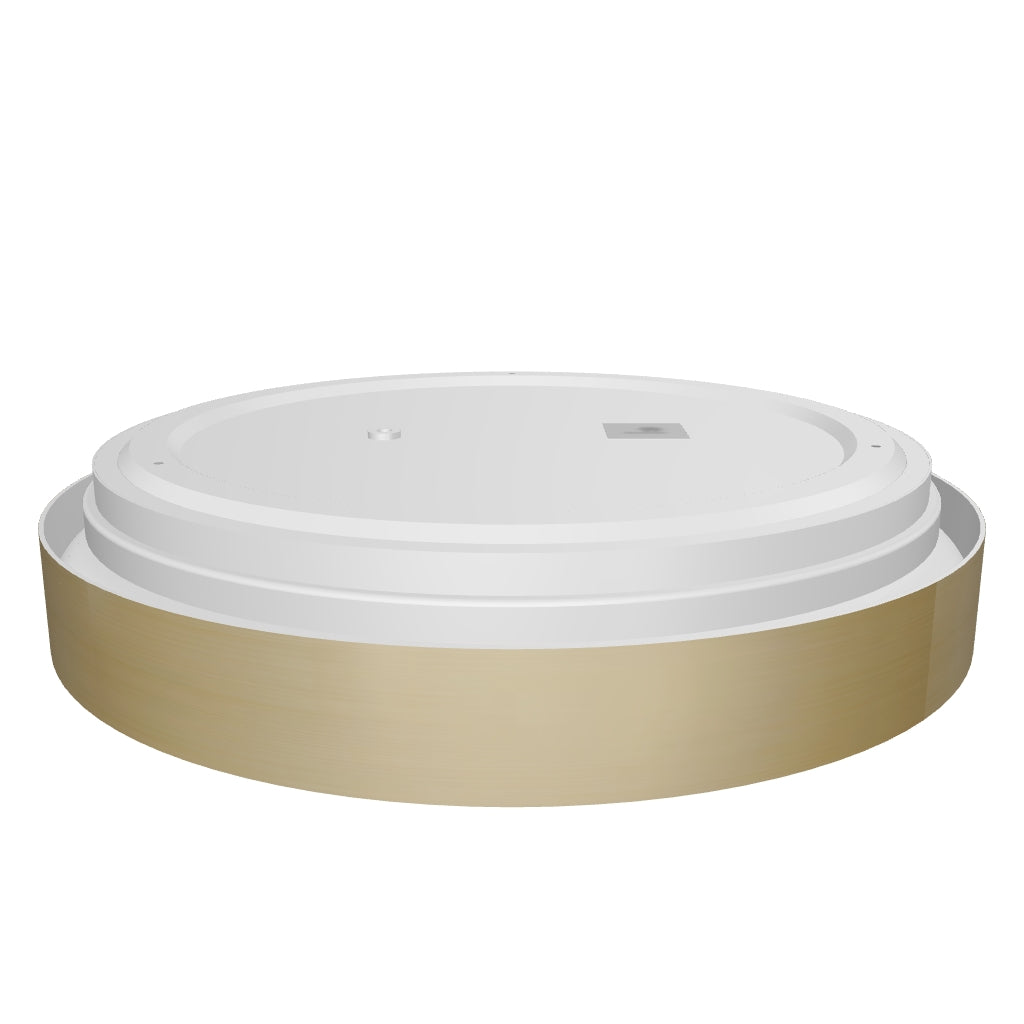 LÁMPARA DE TECHO VALENTINA LED CHAMPAGNE 30W + CONTROL REMOTO