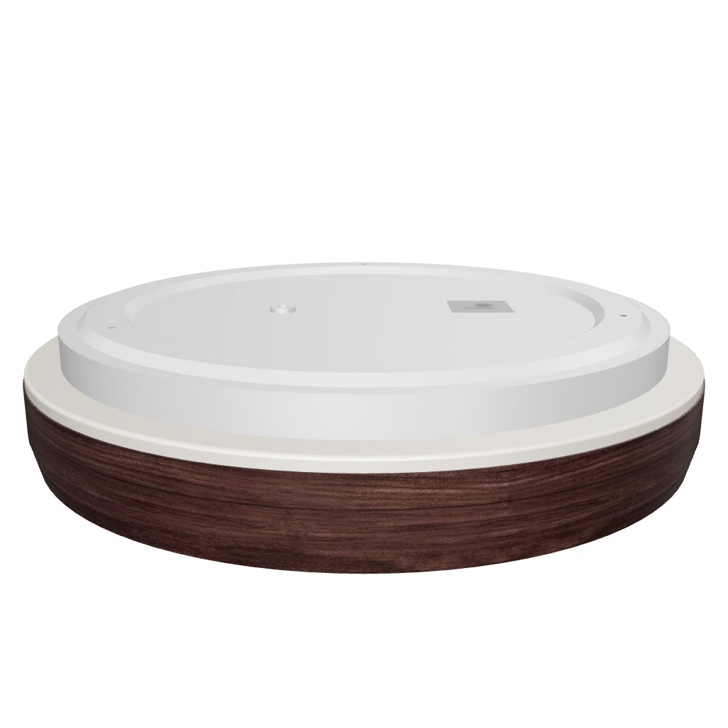 LÁMPARA DE TECHO MALASIA LED NOGAL 30W + CONTROL REMOTO