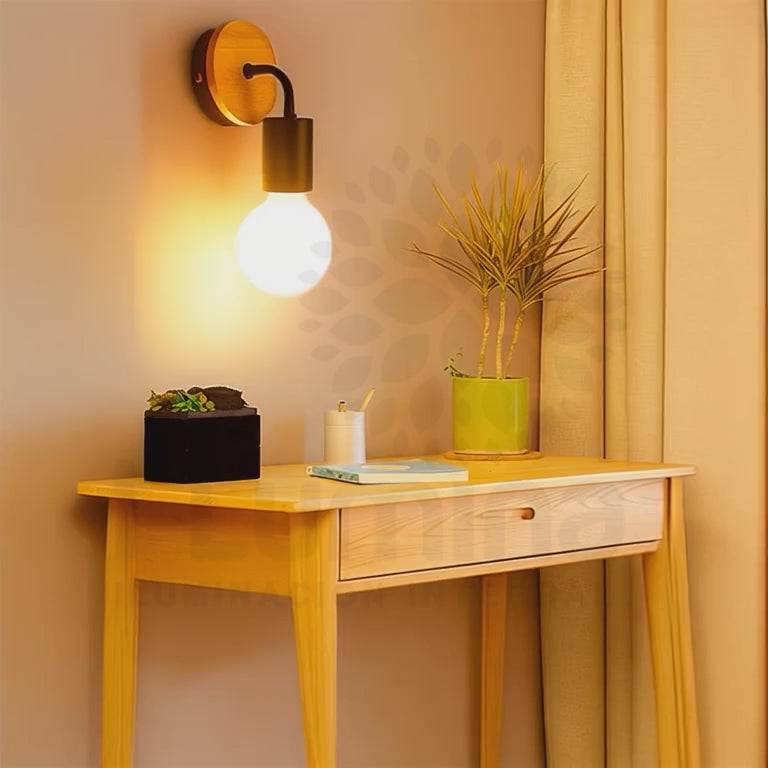 LÁMPARA DE PARED INTERIOR FIORELLA WOOD