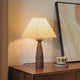 LÁMPARA DE MESA DE MADERA ANTHUANE + FOCO LED 12W LUZ CÁLIDA