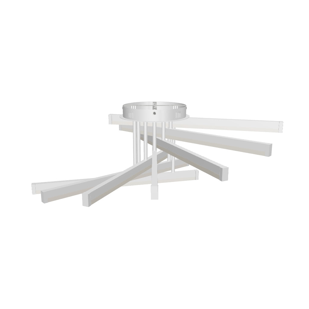 LÁMPARA DE TECHO MIRABELLA WHITE + CONTROL REMOTO LED