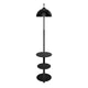 LÁMPARA DE PIE PASQUALINA BLACK LED CON MESA / SIN FOCO