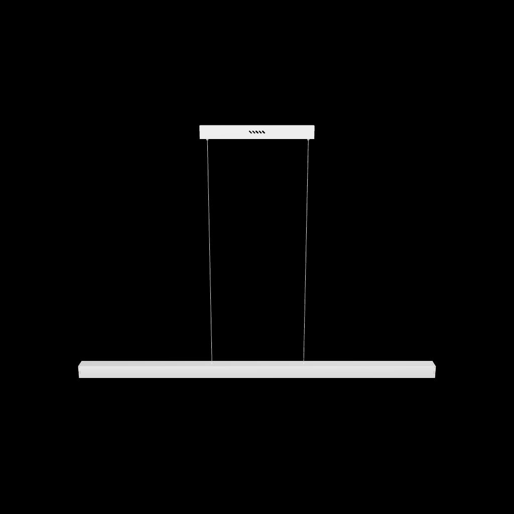 Render técnico de la lámpara Marsella resaltando su perfil minimalista y estilizado.