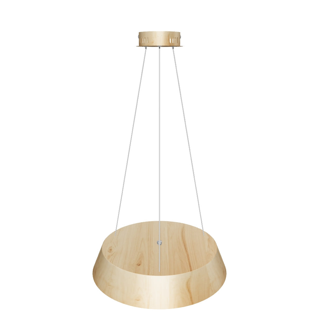 LÁMPARA COLGANTE BONNIE LED WOOD + CONTROL REMOTO
