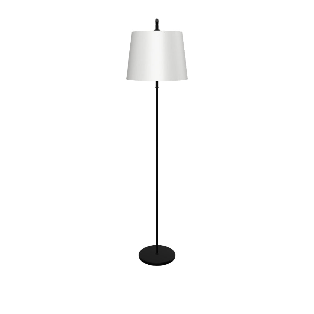 LÁMPARA DE PIE DAMARIS BLACK LED - SIN FOCO