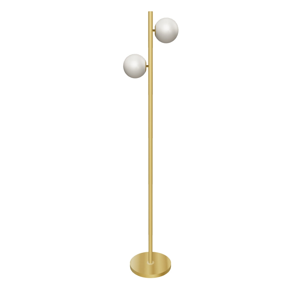 LÁMPARA DE PIE TRAZZO LUX GOLD - SIN FOCOS