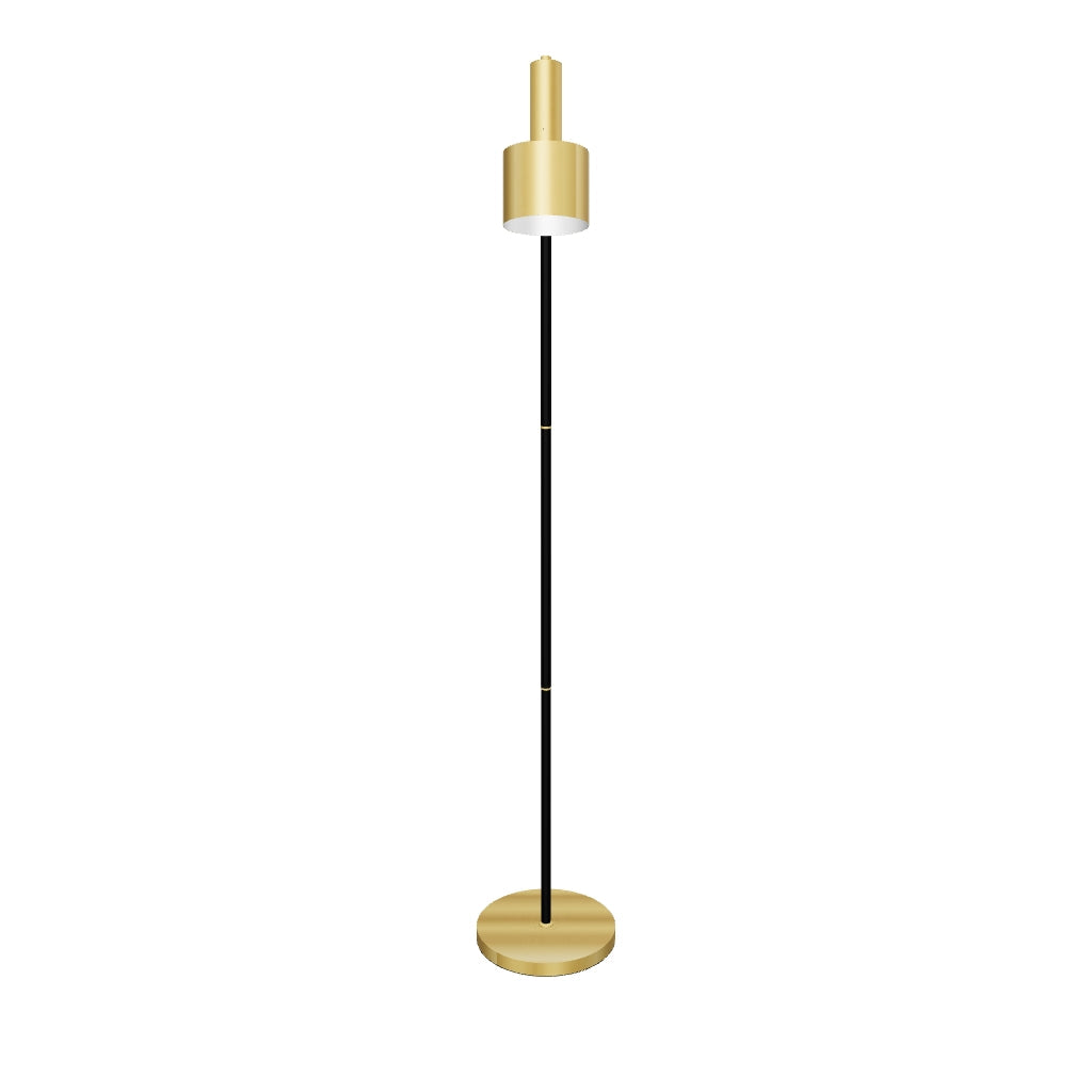 LÁMPARA DE PIE IRLANDA GOLD LED - SIN FOCO
