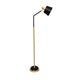 LÁMPARA DE PIE LUXIANA BLACK AND GOLD LED - SIN FOCO