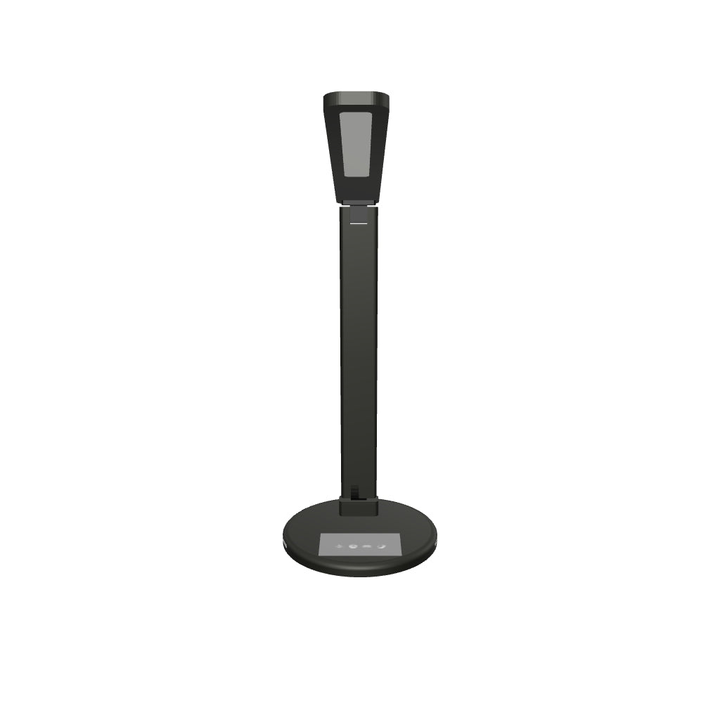 LÁMPARA DE ESCRITORIO LISBOA LUX BLACK LED DIMMABLE + CARGADOR INALÁMBRICO WIRELESS