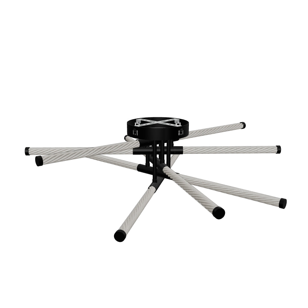 LÁMPARA DE TECHO SUPERNOVA BLACK LED + CONTROL REMOTO
