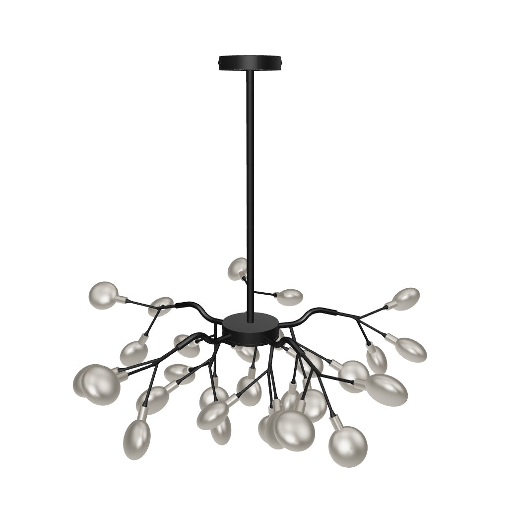 LÁMPARA DE TECHO SPUTNIK NATIVA BLACK - SIN FOCOS