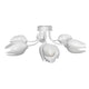 LÁMPARA DE TECHO SPUTNIK TULIPA BLOOM WHITE - SIN FOCOS