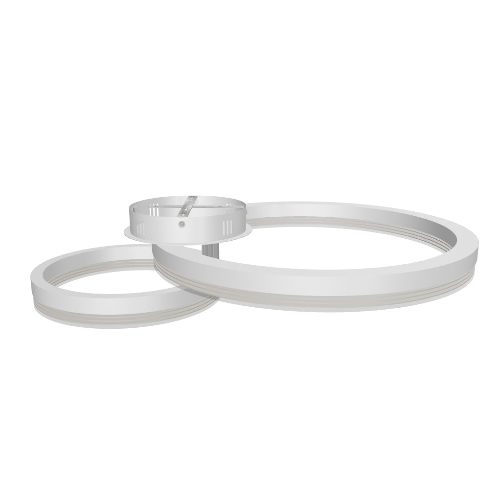 LÁMPARA DE TECHO KRISTAL WHITE LED XL + CONTROL REMOTO