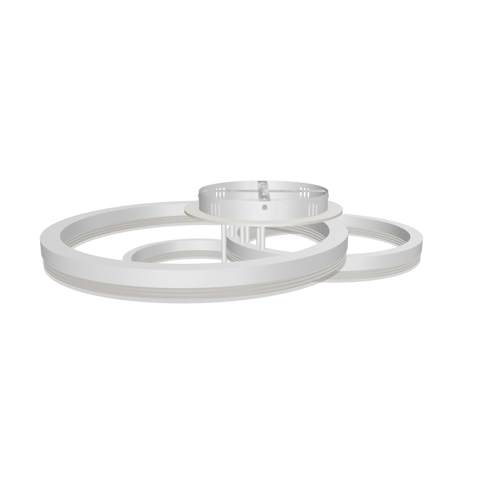 LÁMPARA DE TECHO ELENA WHITE LED + CONTROL REMOTO