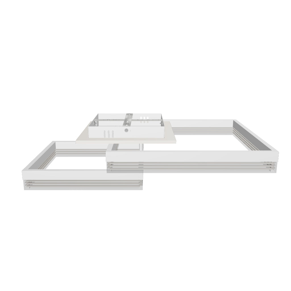 LÁMPARA DE TECHO AURA QUADRATA WHITE LED + CONTROL REMOTO