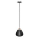 LÁMPARA COLGANTE CAMPANA DE ALUMINIO NAGOYA BLACK / SIN FOCO