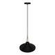 LÁMPARA COLGANTE CAMPANA DE ALUMINIO COLUMBIA BLACK / SIN FOCO