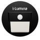 SPOT LUZ GUÍA DE PASO FABIANA LED ASIMÉTRICO 3W CIRCULAR NEGRO CON SENSOR DE MOVIMIENTO LUZ CÁLIDA