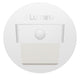 SPOT LUZ GUÍA DE PASO FLAVIA LED ASIMÉTRICO 3W CIRCULAR BLANCO CON SENSOR DE MOVIMIENTO LUZ CÁLIDA