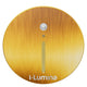 SPOT LUZ GUÍA DE PASO MILENA LED ASIMÉTRICO 3W CIRCULAR DORADO CON SENSOR DE MOVIMIENTO LUZ CÁLIDA