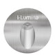 SPOT LUZ GUÍA DE PASO NICOLE LED ASIMÉTRICO 3W CIRCULAR PLATEADO LUZ CÁLIDA