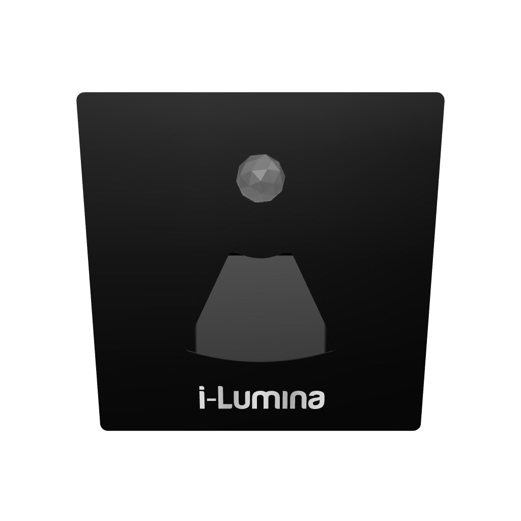 SPOT LUZ GUÍA DE PASO LARISSA LED ASIMÉTRICO 3W CUADRADO NEGRO CON SENSOR DE MOVIMIENTO LUZ CÁLIDA