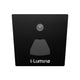 SPOT LUZ GUÍA DE PASO LARISSA LED ASIMÉTRICO 3W CUADRADO NEGRO CON SENSOR DE MOVIMIENTO LUZ CÁLIDA