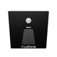 SPOT LUZ GUÍA DE PASO LETICIA LED ASIMÉTRICO 3W CUADRADO NEGRO CON SENSOR DE MOVIMIENTO LUZ CÁLIDA