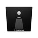 SPOT LUZ GUÍA DE PASO LETICIA LED ASIMÉTRICO 3W CUADRADO NEGRO CON SENSOR DE MOVIMIENTO LUZ CÁLIDA