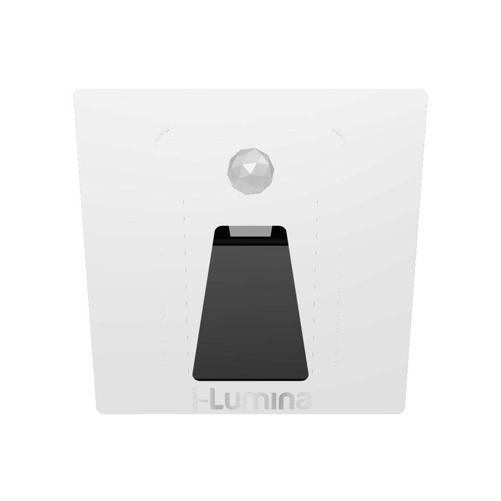 SPOT LUZ GUÍA DE PASO MARCIA LED ASIMÉTRICO 3W CUADRADO BLANCO CON SENSOR DE MOVIMIENTO LUZ CÁLIDA