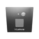 SPOT LUZ GUÍA DE PASO PAULA LED ASIMÉTRICO 3W CUADRADO NEGRO CON SENSOR DE MOVIMIENTO LUZ CÁLIDA