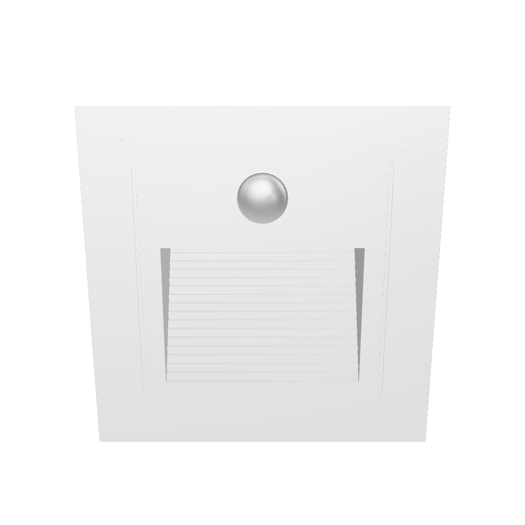 SPOT LUZ GUÍA DE PASO DE ESCALERA LED 3W ASIMETRICA BLANCO CON SENSOR DE MOVIMIENTO LUZ CÁLIDA