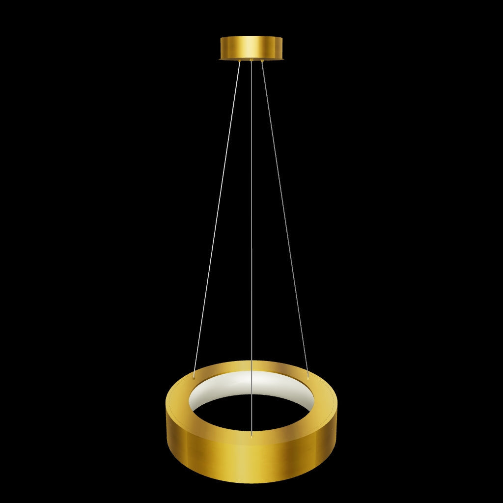 Render arquitectónico del modelo Mirabella Gold resaltando su perfil circular y cables de acero.