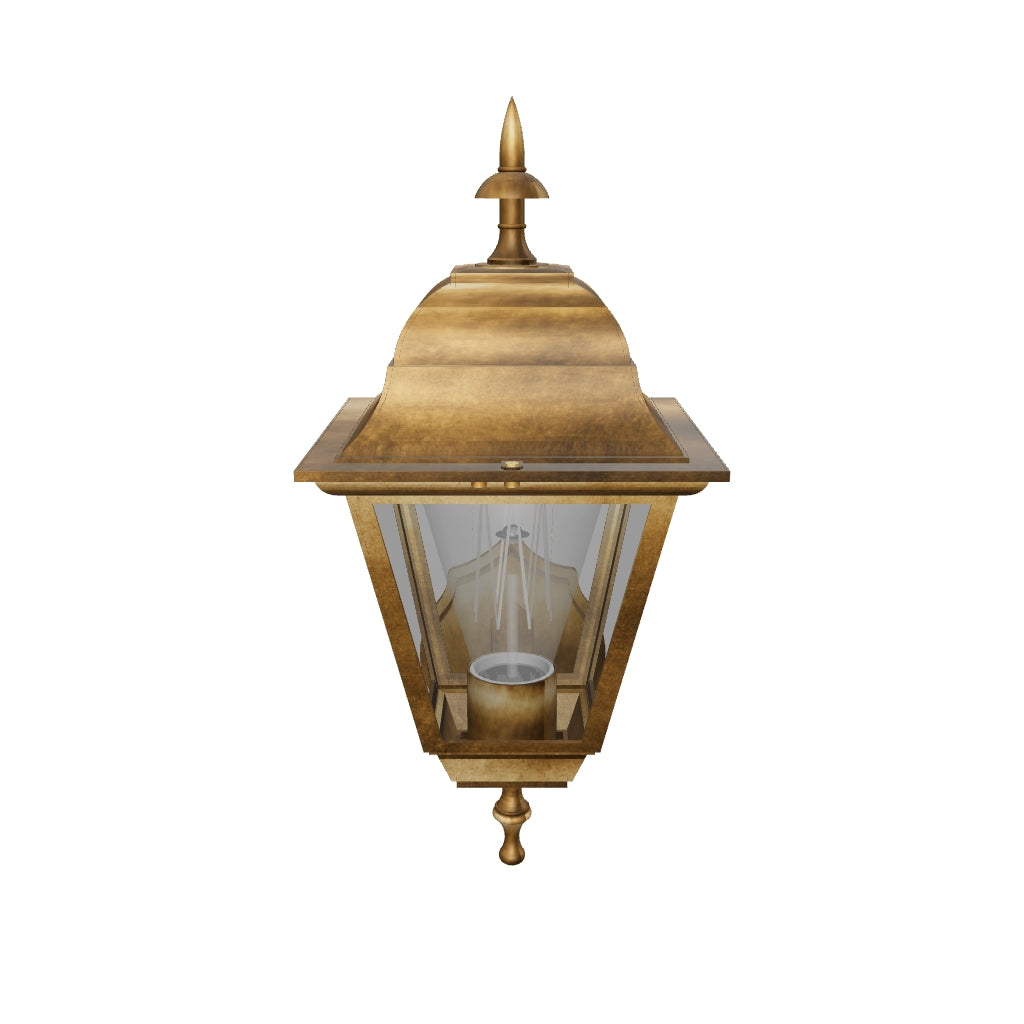 LÁMPARA DE EXTERIOR NEREA BLACK AND GOLD LED - SIN FOCO